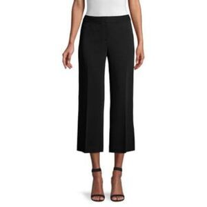 KOBI HALPERIN Womens Black Stretch Wear To Work Cropped Pants 4